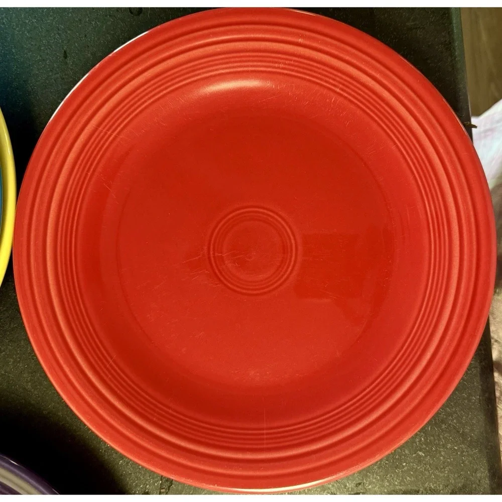 Fiesta Fiestaware Mixed Color Set of 4 Dinner Plates Lead Free 10.5